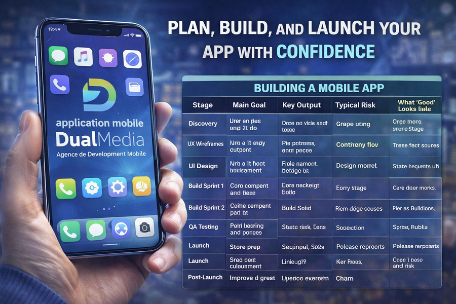 application mobile dualmedia