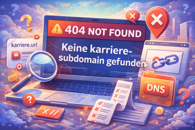 keine karriere-subdomain gefunden