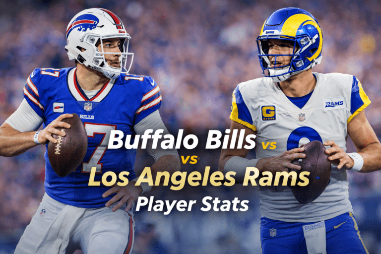 buffalo bills vs los angeles rams match player stats