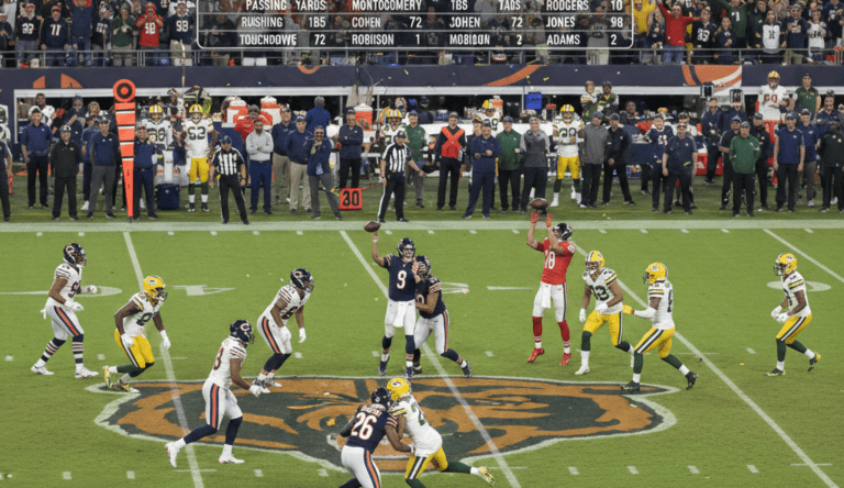 Chicago Bears vs Green Bay Packers match player stats