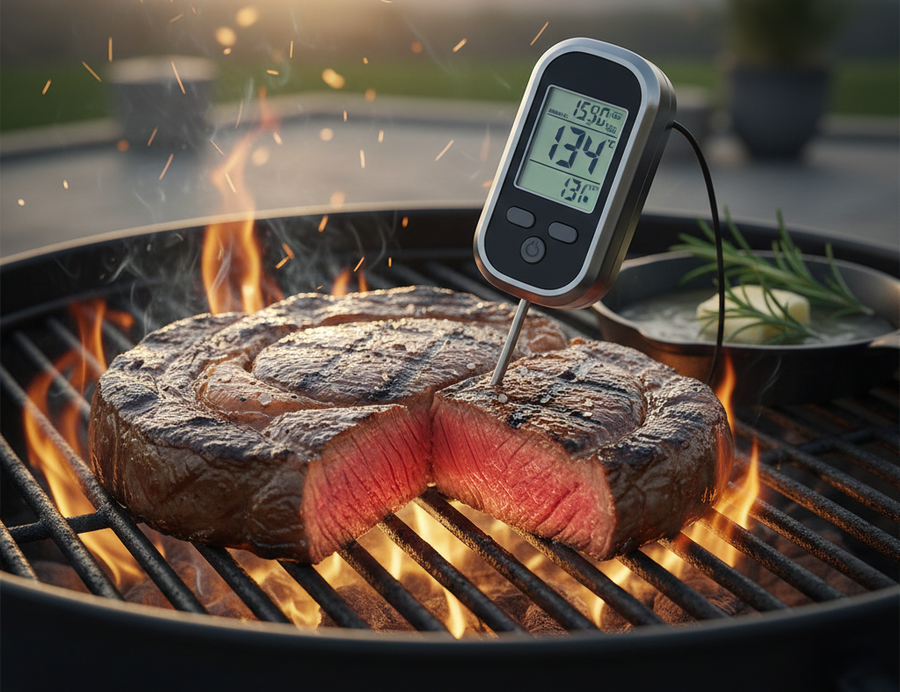medium rare steak temp