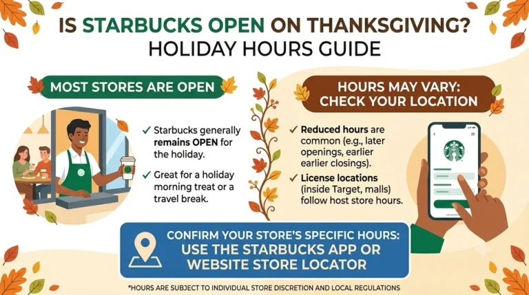 is starbucks open on thanksgiving