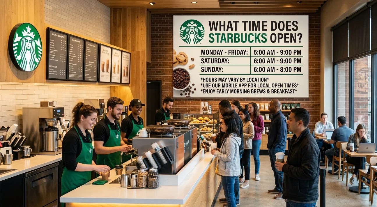 what time does starbucks open