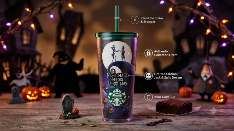 nightmare before christmas starbucks cup