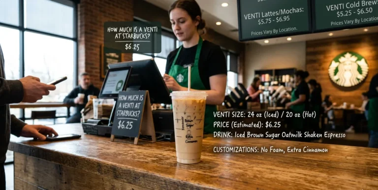 how much is a venti at starbucks