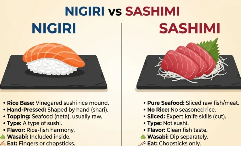 Nigiri vs Sashimi