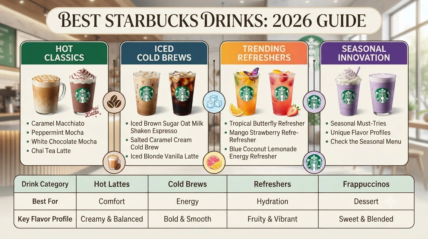 best starbucks drinks