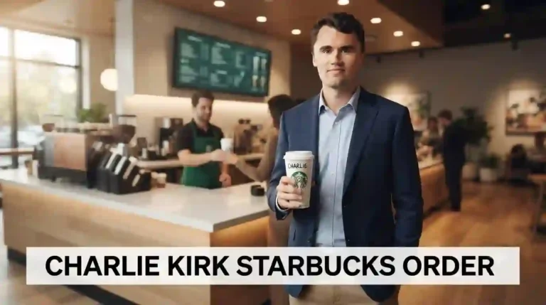 charlie kirk starbucks order
