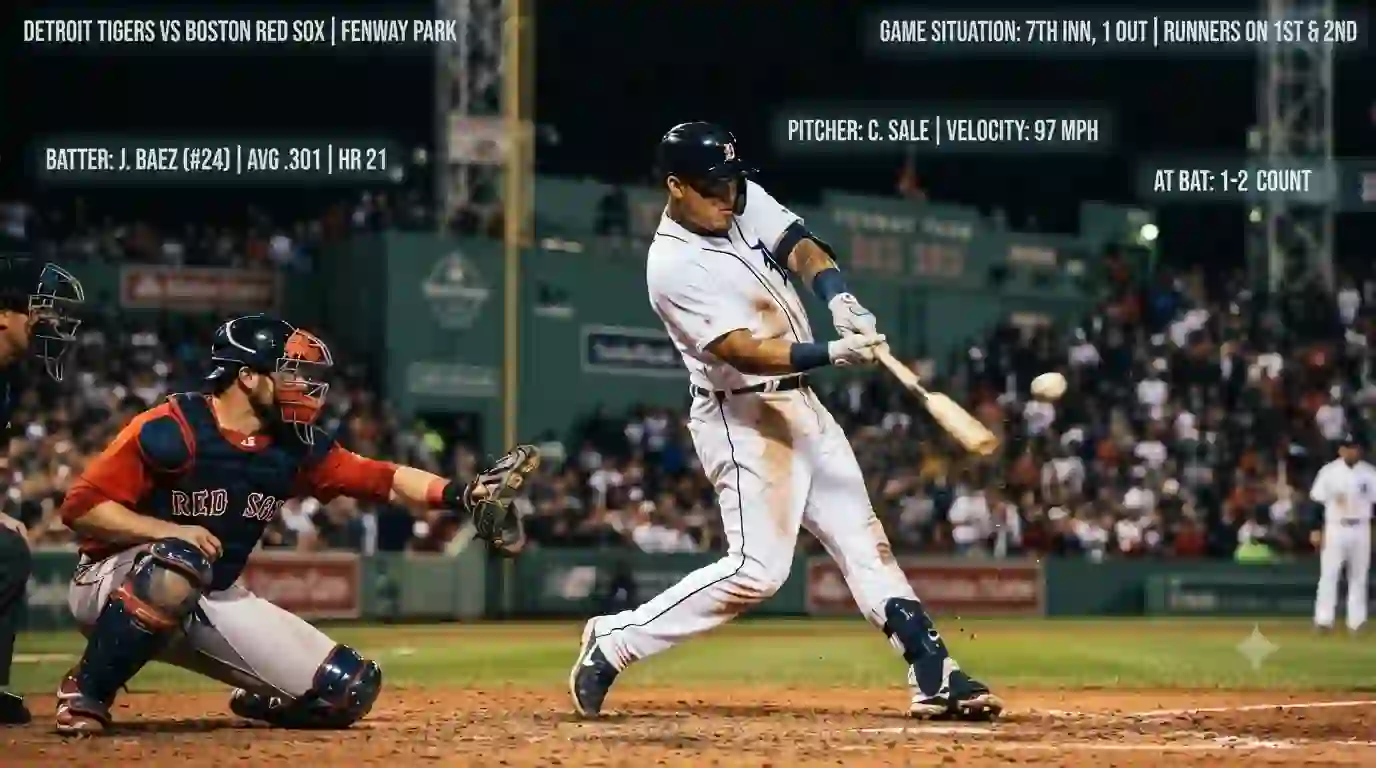Detroit Tigers vs Red Sox Match Player Stats