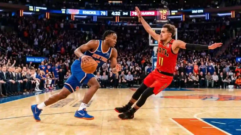 Knicks vs Atlanta Hawks Match Player Stats