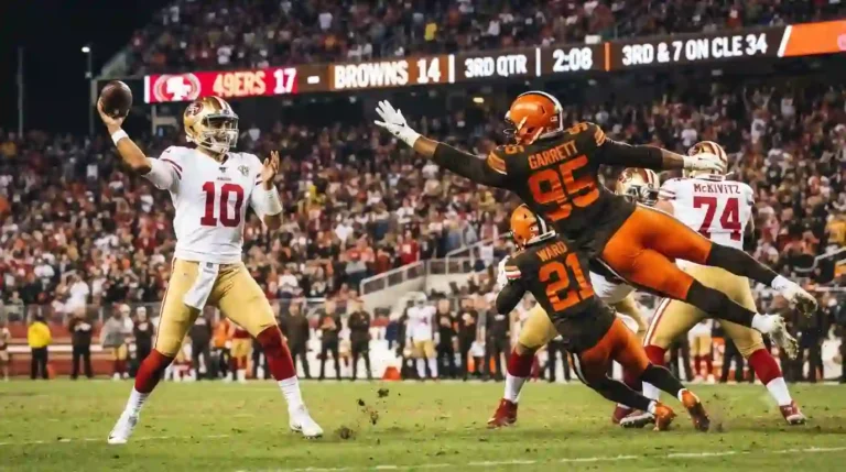 49ers vs Cleveland Browns Match Player Stats