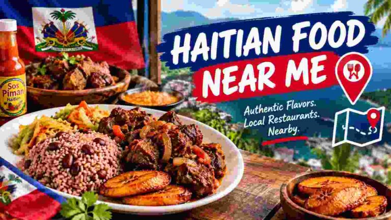 Haitian food near me featuring authentic Haitian dishes and local restaurants